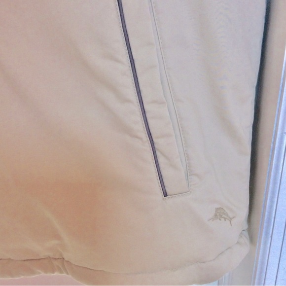 Tommy Bahama Top Sail Reversible Cotton Vest Grey and Tan Men’s XL - Picture 7 of 14